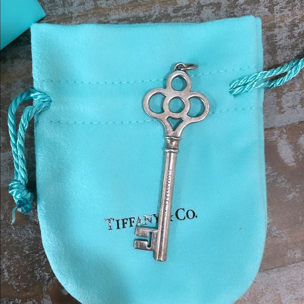 Tiffany & Co key pendant